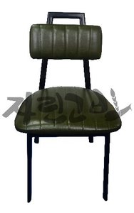 [신품] 에이치 의자 카키(400x410x800)